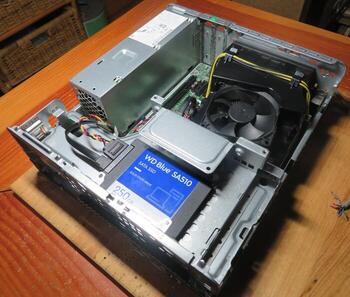 HP Slim Desktop ﾄﾗﾌﾞﾙｼｭｰﾃｨﾝｸﾞその１【HDD to SSDｸﾛｰﾝ】