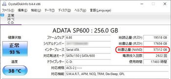 ｼｽﾃﾑ要件を満たさないPCをWindows11へUpdate　その4【SSDの寿命は？】