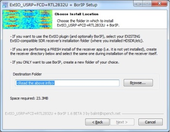 Choose Install Location