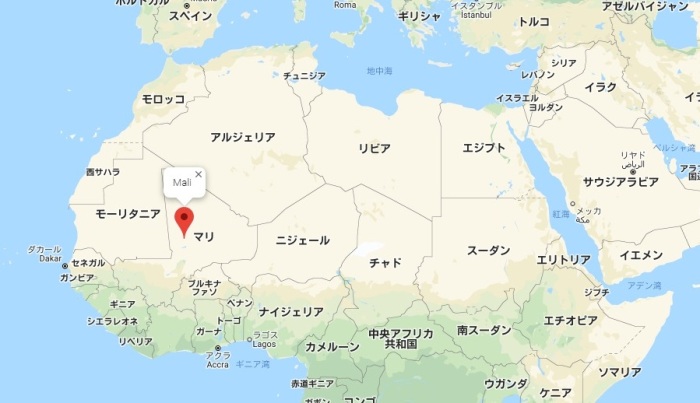 Mali map