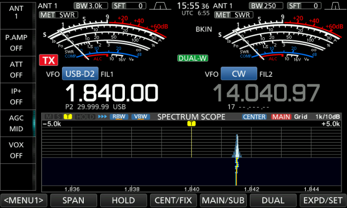 TX 1.840MHz