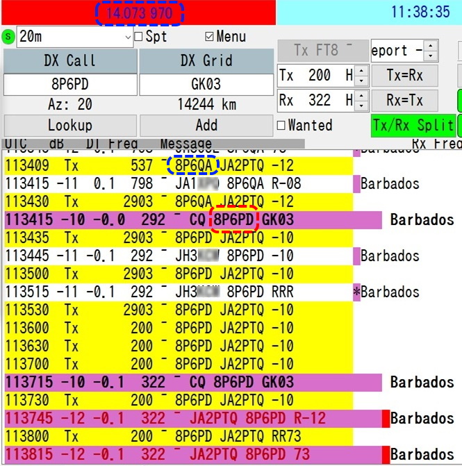 14MHz FT8