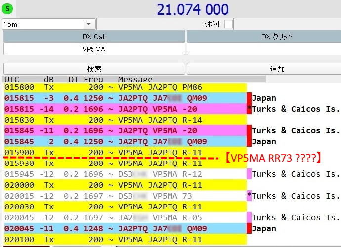 21MHz FT8