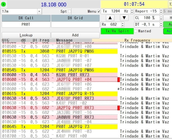 18MHz FT8