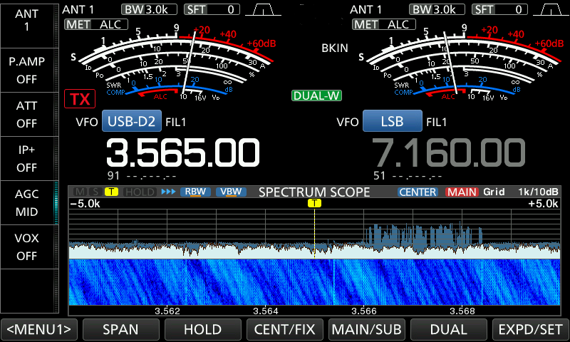 TX5S 3.565MHz