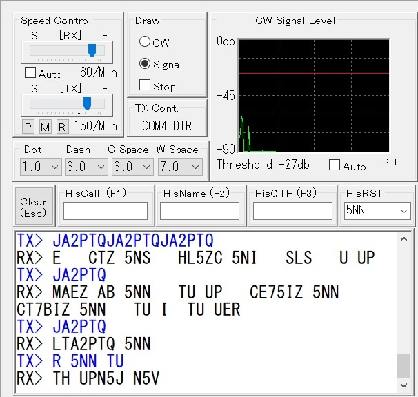 14MHz CW