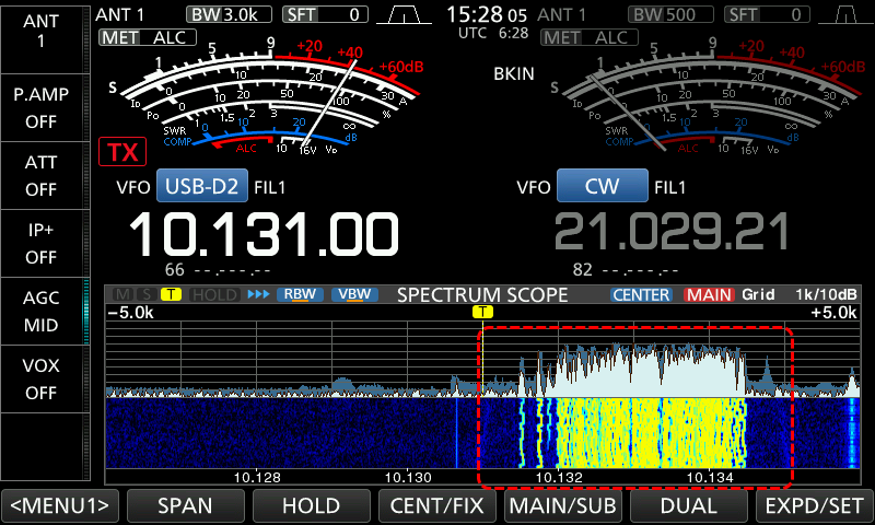 Calling above 3000Hz