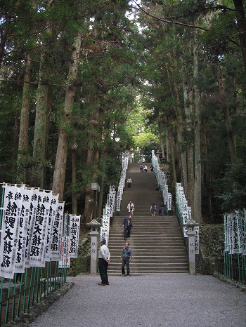 熊野本宮への階段