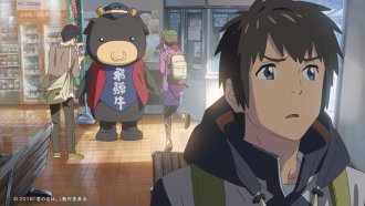 ｱﾆﾒ　駅待合室