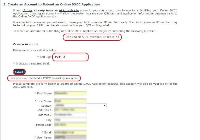 Create Account