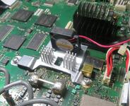 IC-7610　その25【ADCﾋｰﾄｼﾝｸ　押さえ金具＋DC-FAN空冷】