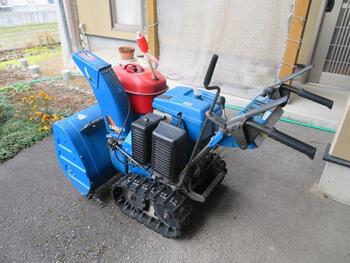 今年も冬やわい　【除雪機出動】