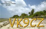 DXを楽しんでいます　その39【Cocos-Keeling Islands VK9CZ】