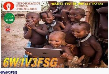 DXを楽しんでいます　その130【Senegal 6W/IV3FSG】